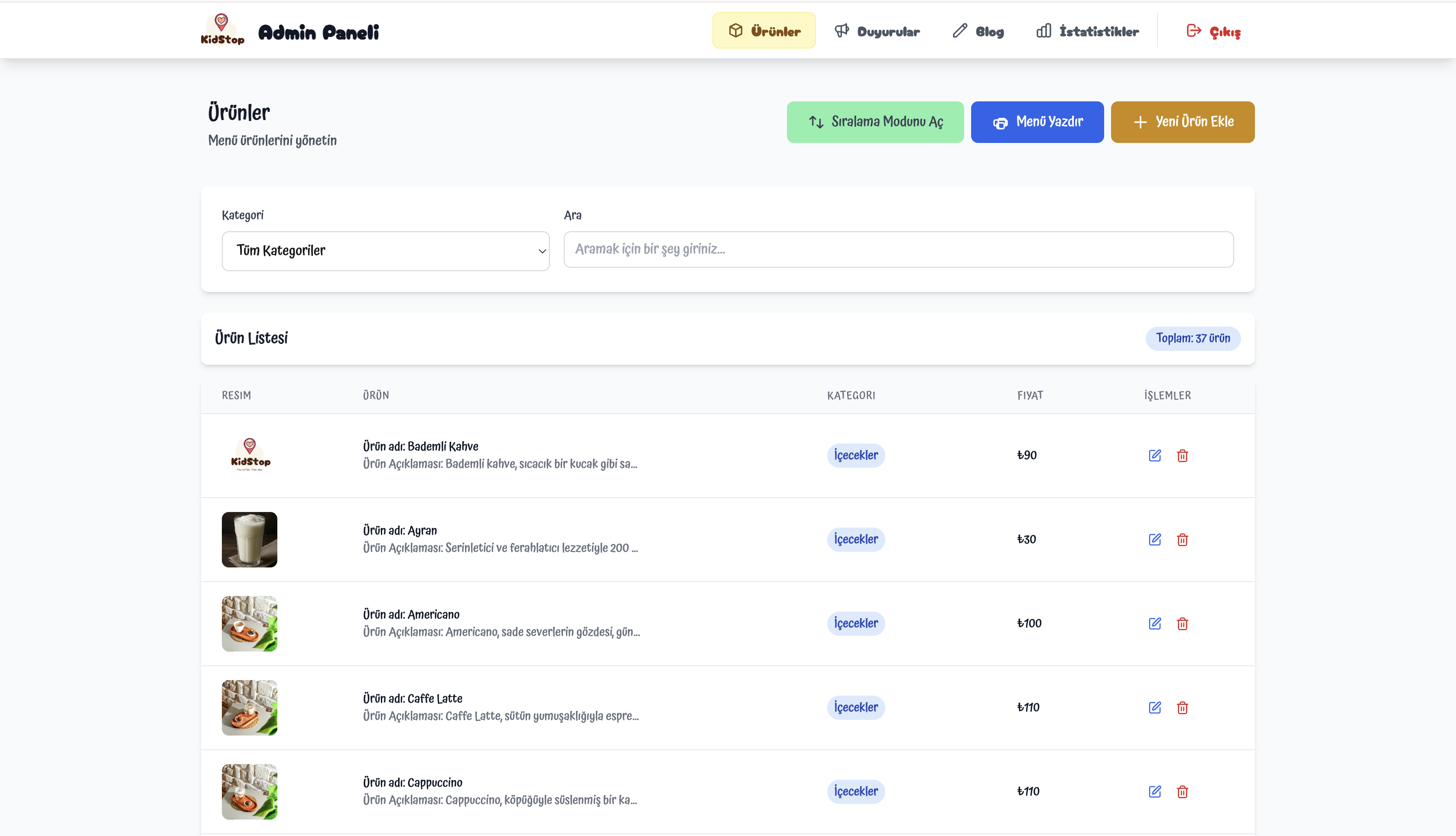 Masaüstü POS Uygulaması